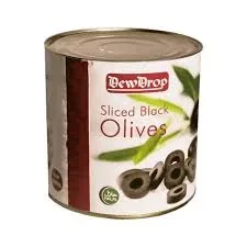 Dewdrop Olives Black Slices 900G