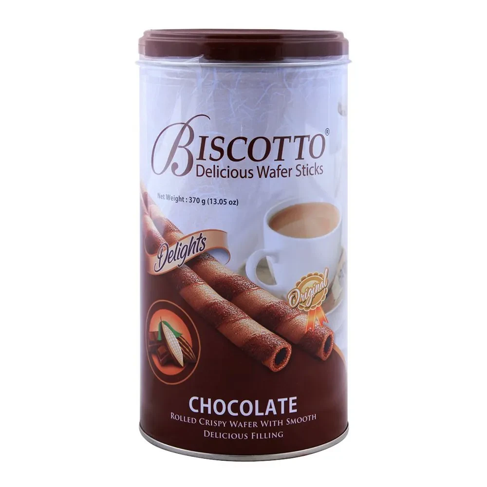 Biscotto Wafer Rolls Chocolate 370G