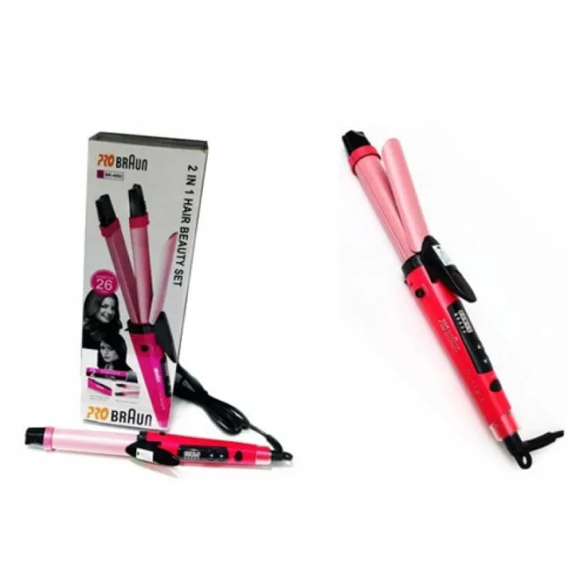 Braun Hair Straightener 2in1 BR-1818