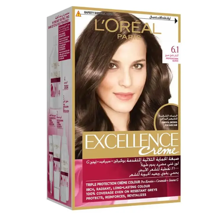 Loreal Excellence Hair Color 6.1 Dark Ash Blonde