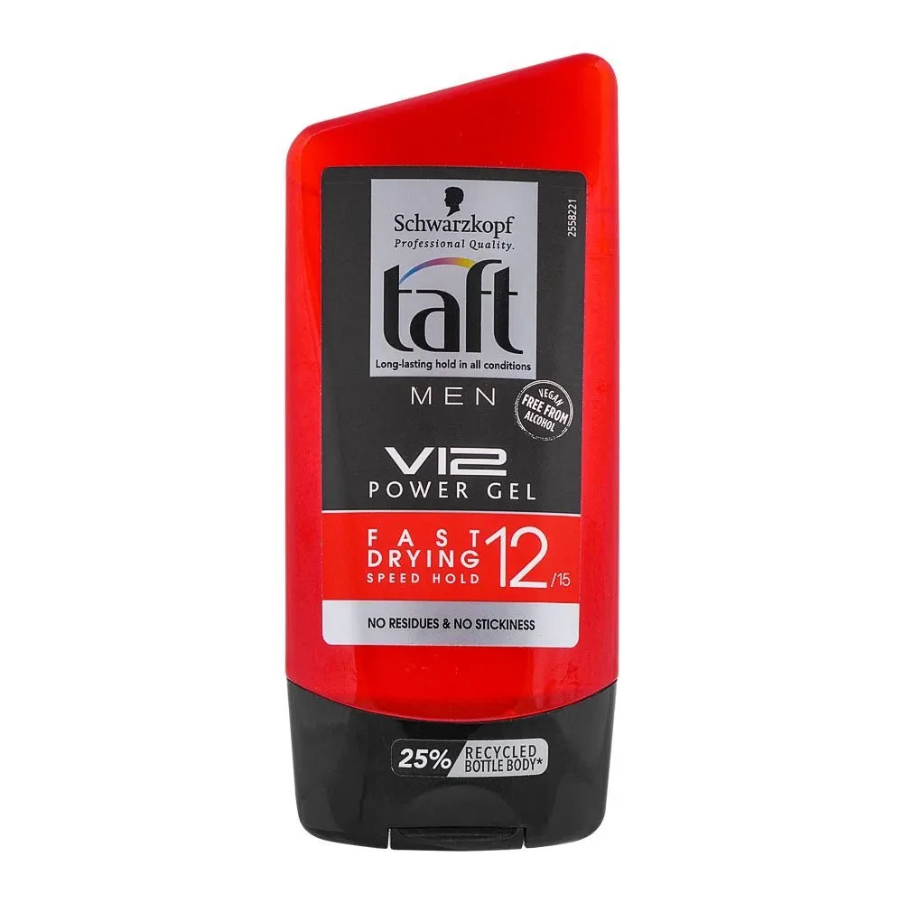 Taft Hair Gel V12 Hold 12-15 150ML