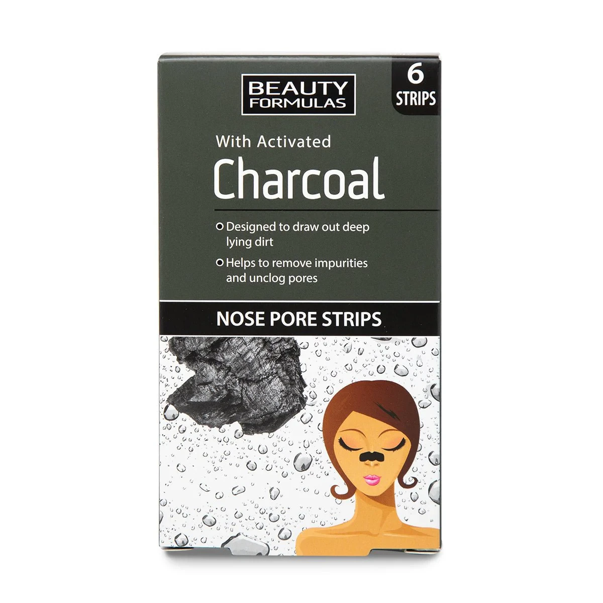 Beauty Formula Strips 6S Nose Charcoal