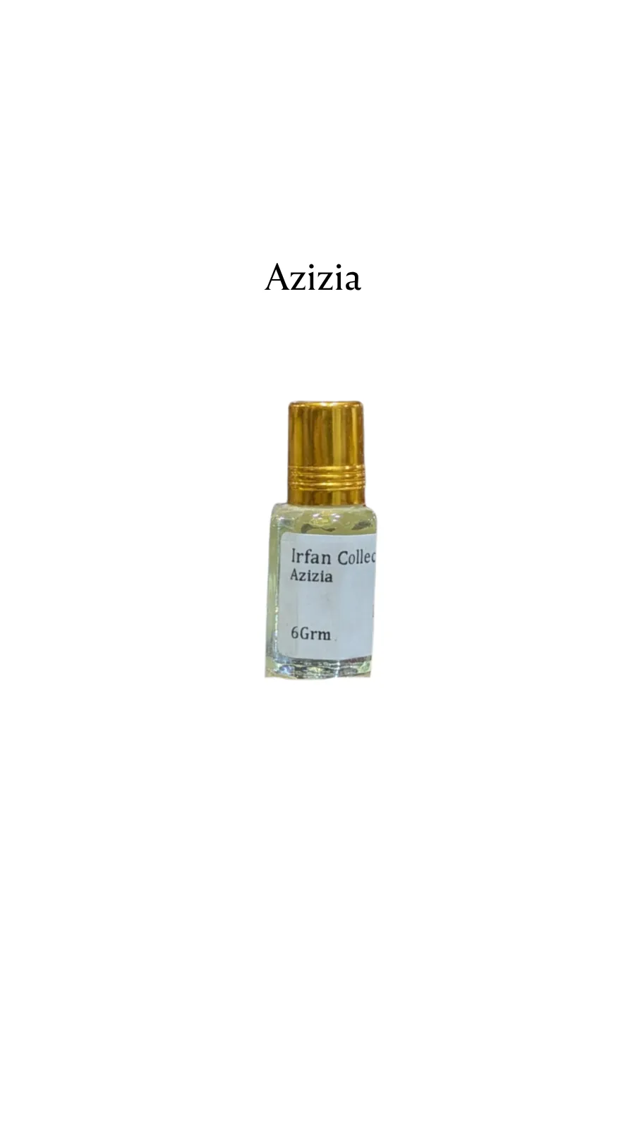 Concentrated Perfume Oil Attar Azizia Oriental Arabic-F Dubai-F 6ML