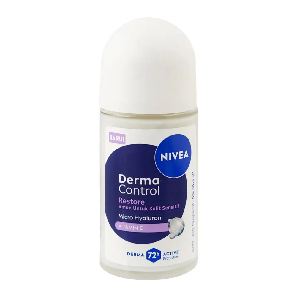 Nivea Deodorant Roll On White Derma Control Restore 50ML