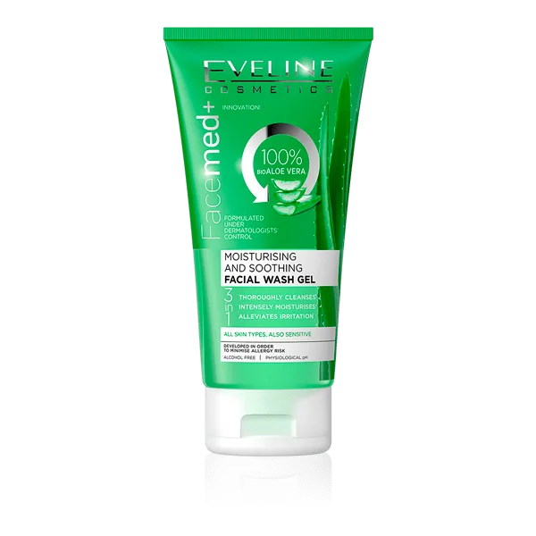 Eveline Face wash Gel Facemed+ 100% Bio Aloe Vera 150ML
