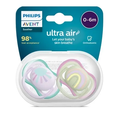 Philips Avent Soother Ultra Air 0-6M Single