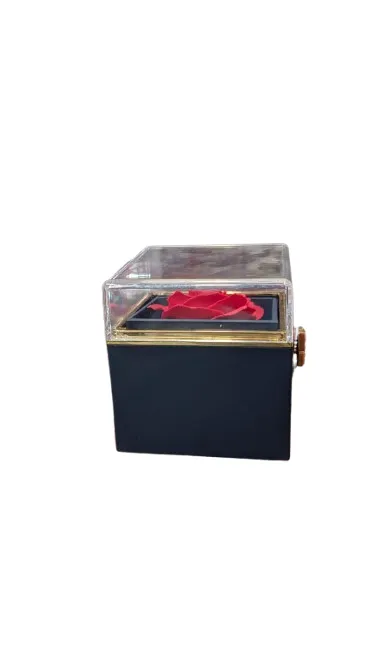 Best Wishes Ring Box Rotating Flower Multi
