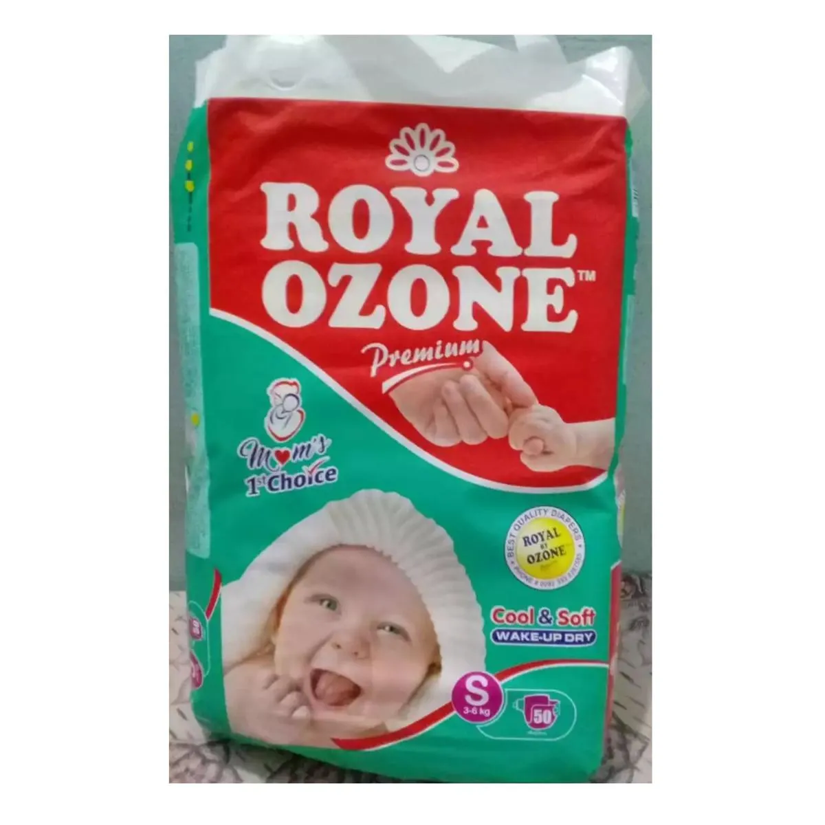 Royal Ozone Premium Baby Diapers 2 S 80P