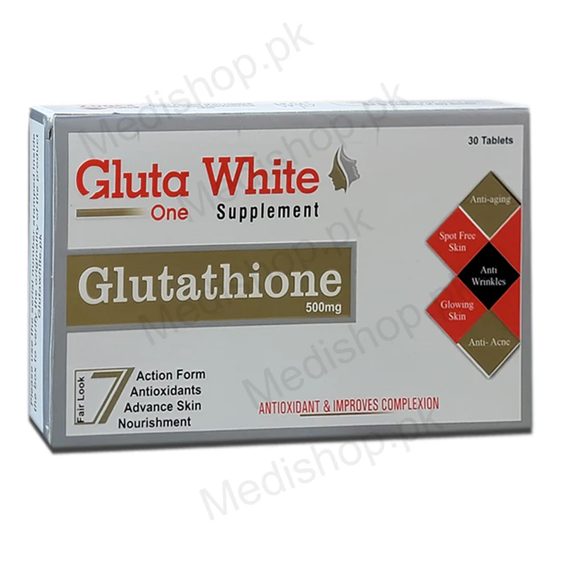 Gluta White Supplement Glutathione 30 Tabs