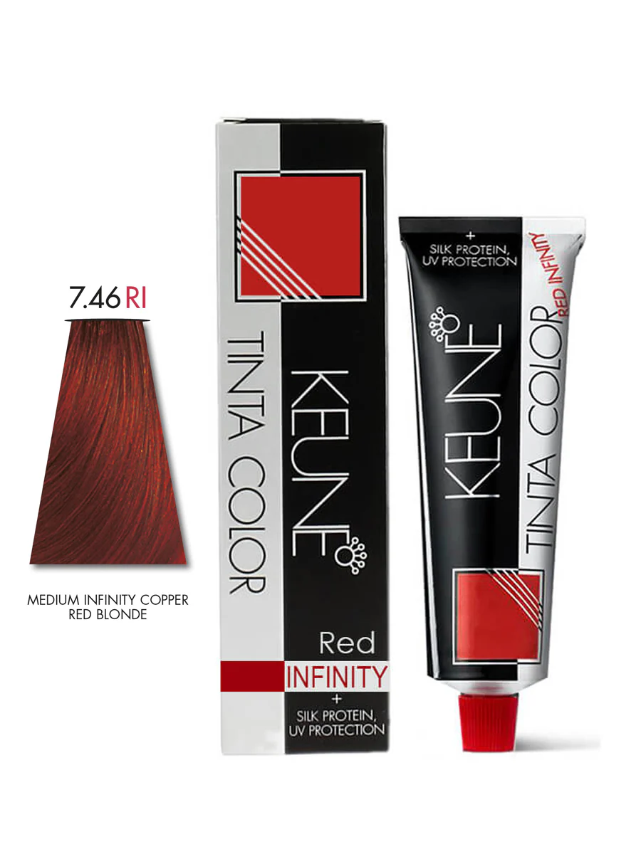 Keune Tinta Hair Color 7.46RI Meduim Infinity Copper Red Blonde