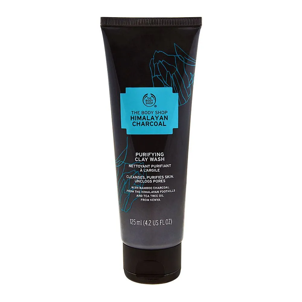 The Body Shop Face Wash Himalayan Charcoal Clay 125ML