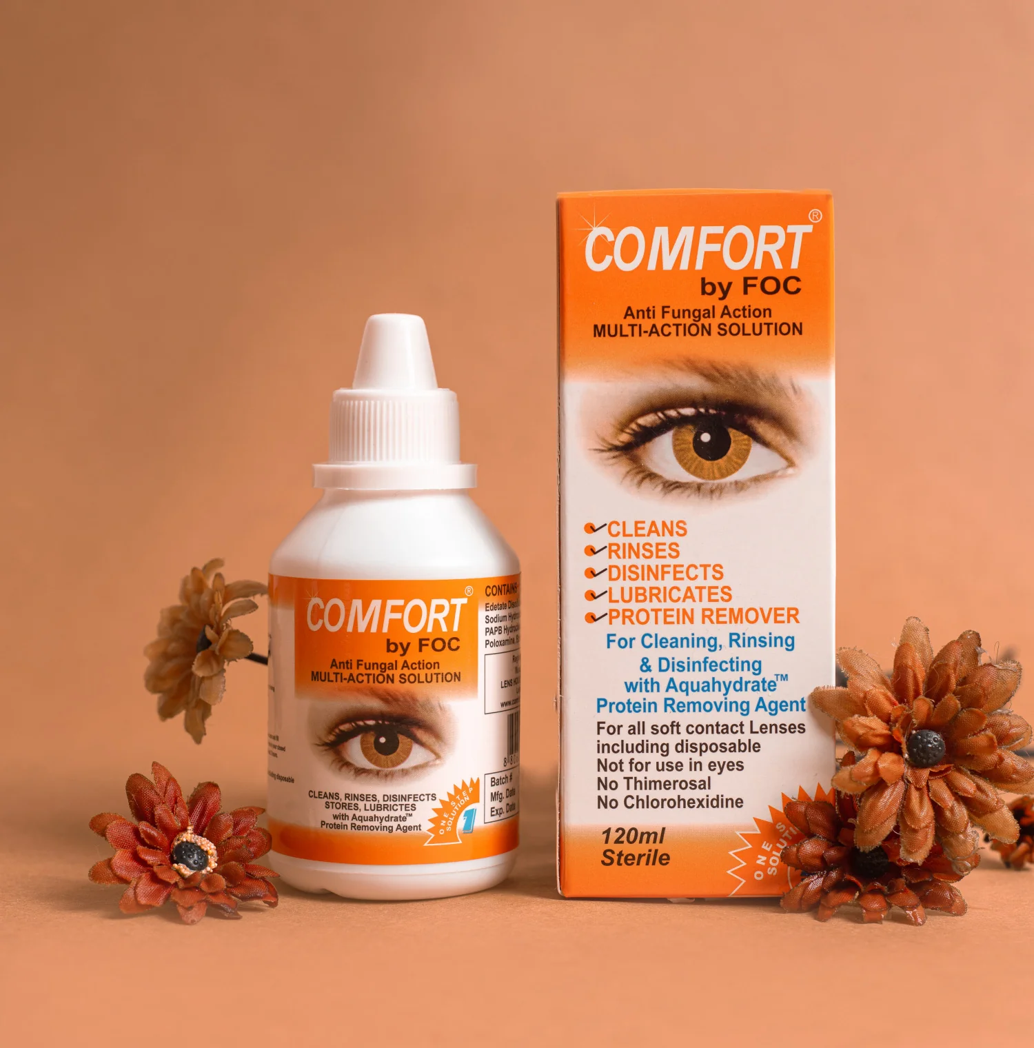 Comfort By Foc Multi-Action Solution Lens Water 120ML