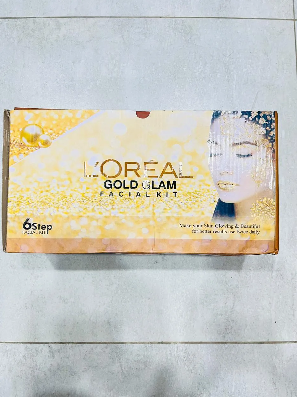 Loreal Gold Glam Facial Kit 6S