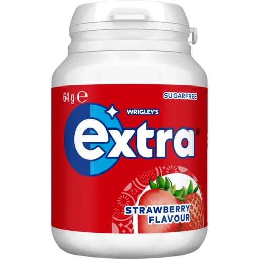 Extra Gum Tub Strawberry 56G