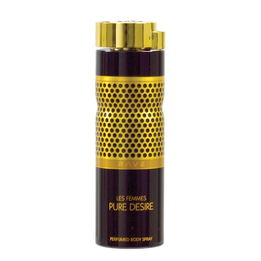 Rave Perfumed Deodorant Body Spray Pure Desire Femme 200ML