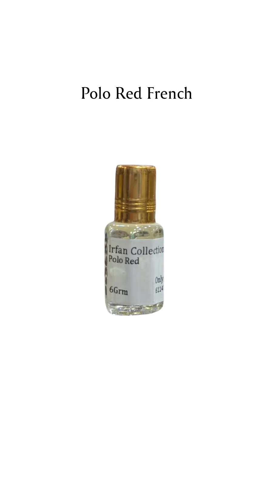 Concentrated Perfume Oil Attar Polo Red French Ralph Lauren Only Fragnance 6ML