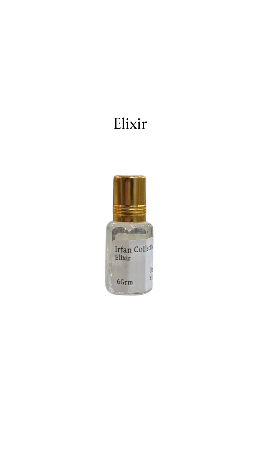 Concentrated Perfume Oil Attar Elixir French Roja Dove Only Fragrance 6ML