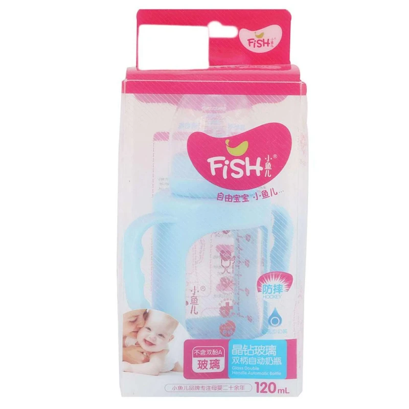 Fish Feeder Glass With Rabar Handle 120ML