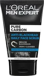 Loreal Face-Scrub Men Expert Uk Pure Charcoal Anti Blackhead 100ML