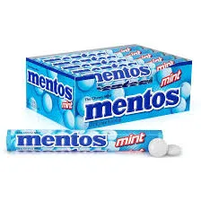 Mentos Chewy Dragees Roll 14s Mint
