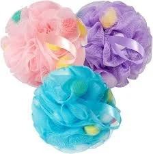 Body Bath Puff Soft Twilight Three Shade