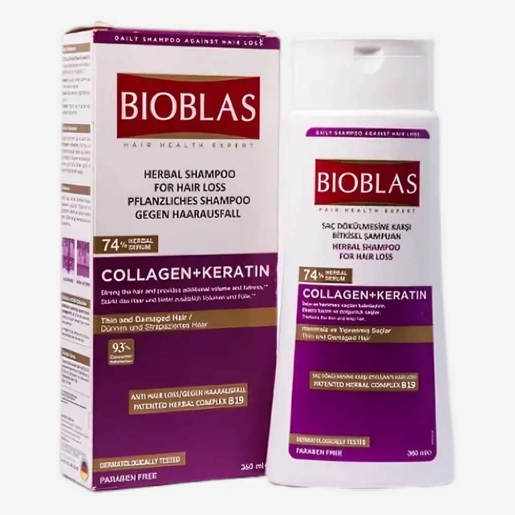 Bioblas Shampoo Herbal Collagen+Keratin 360ML
