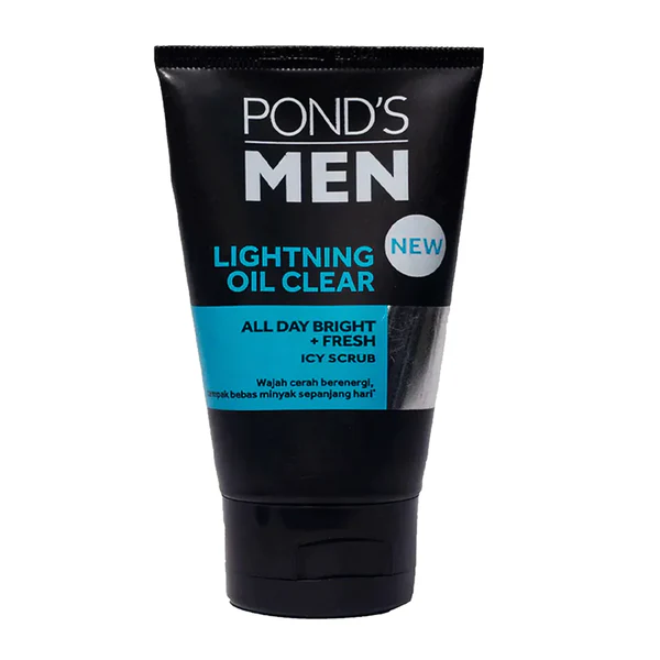 Pond's Face Wash Men Lighting Oil Clear 100G