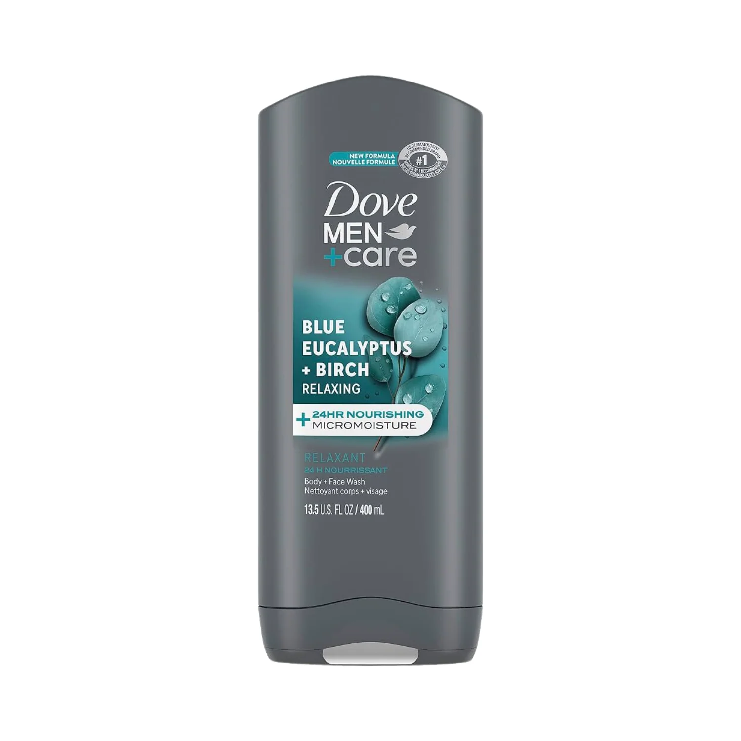 Dove Body And Face Wash Men Care Blue Eucalyptus + Birch Relaxing 400ML