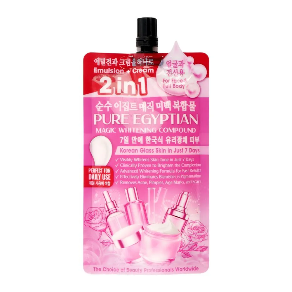 Pure Egyptian Magic Whitening Compound Cream+Emulsion 2In1 50G