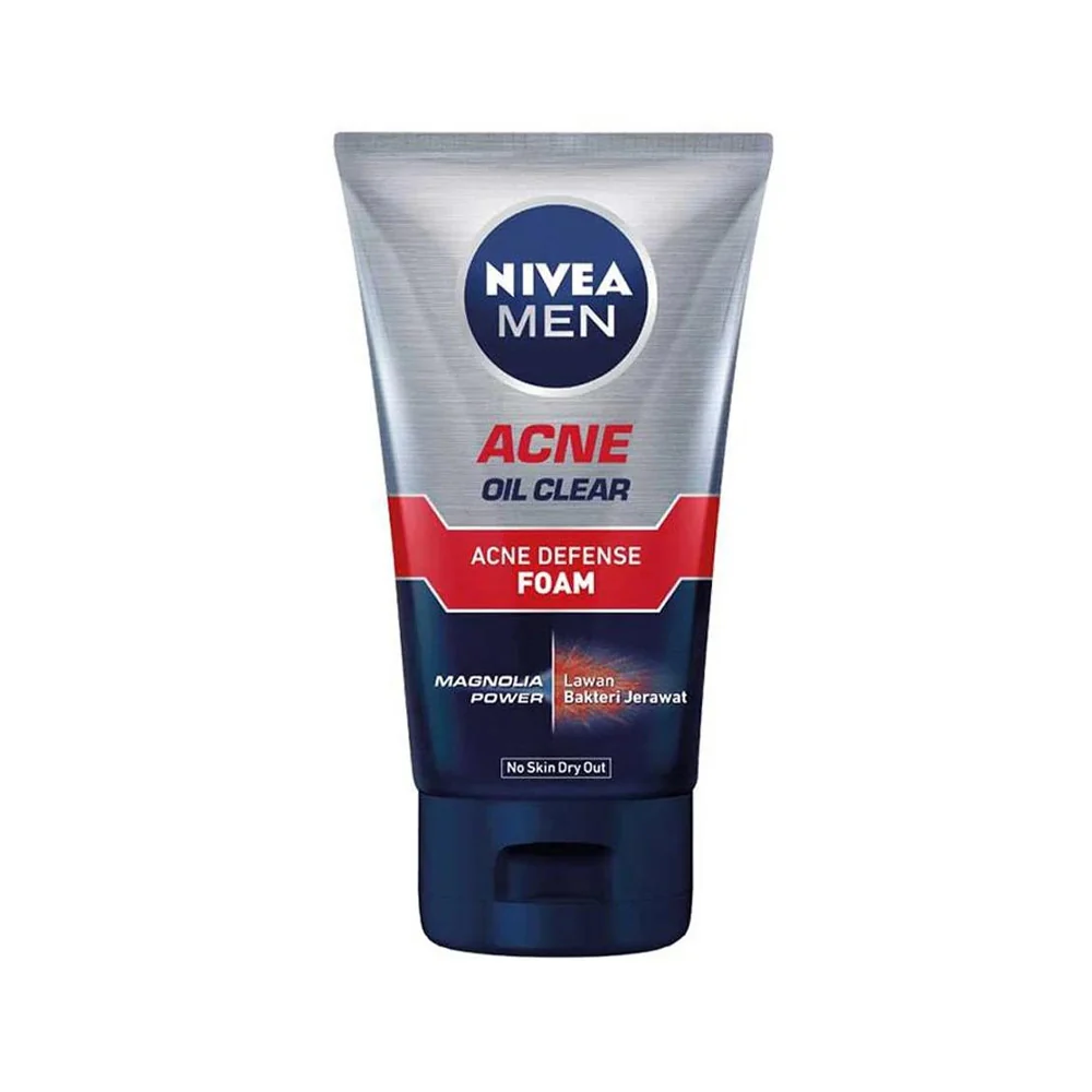 Nivea Face Wash Men Acne Oil Clear 100G