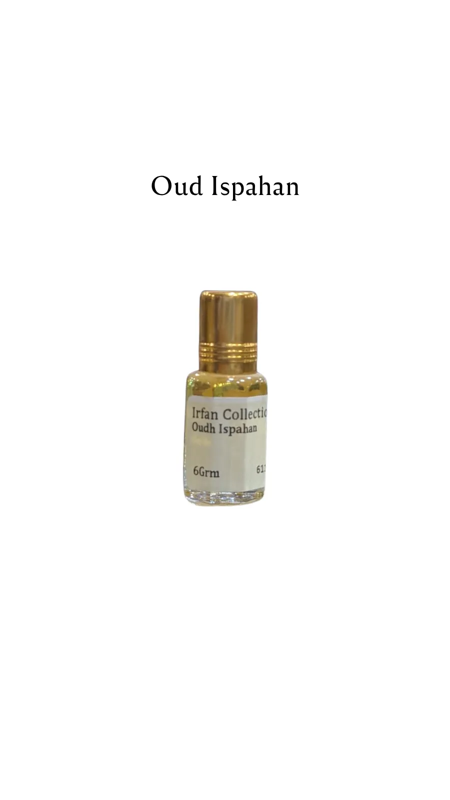 Concentrated Perfume Oil Attar Oud Ispahan Oriental Christian Dior Charabot 6ML