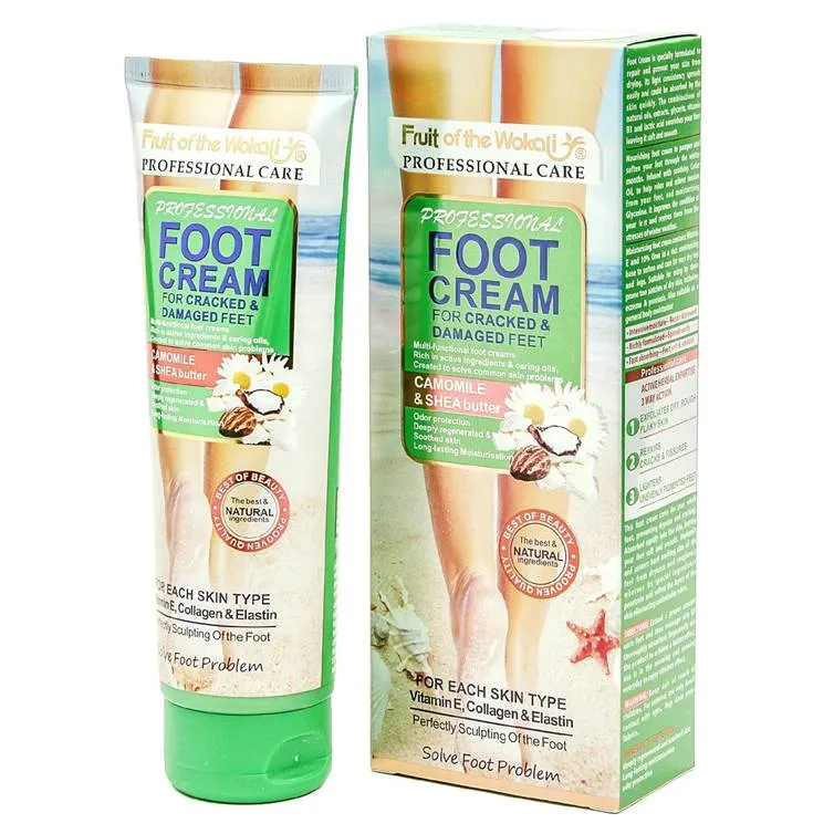 Fruit Of The Wokali Foot Cream For Cracked Damaged WKL 488 130ML