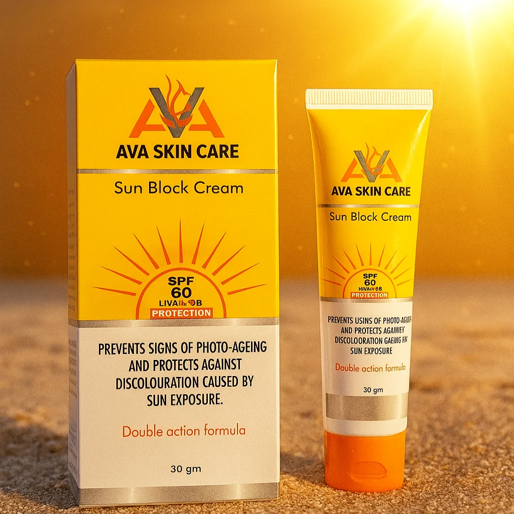 Ava Skin Care SunBlock Cream SPF60 60G
