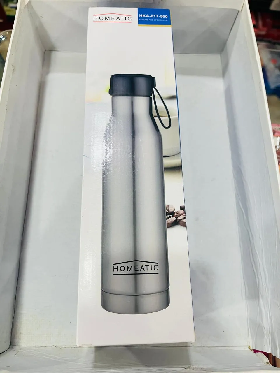 Homeatic Steel Water Bottle Hka-017-500ML