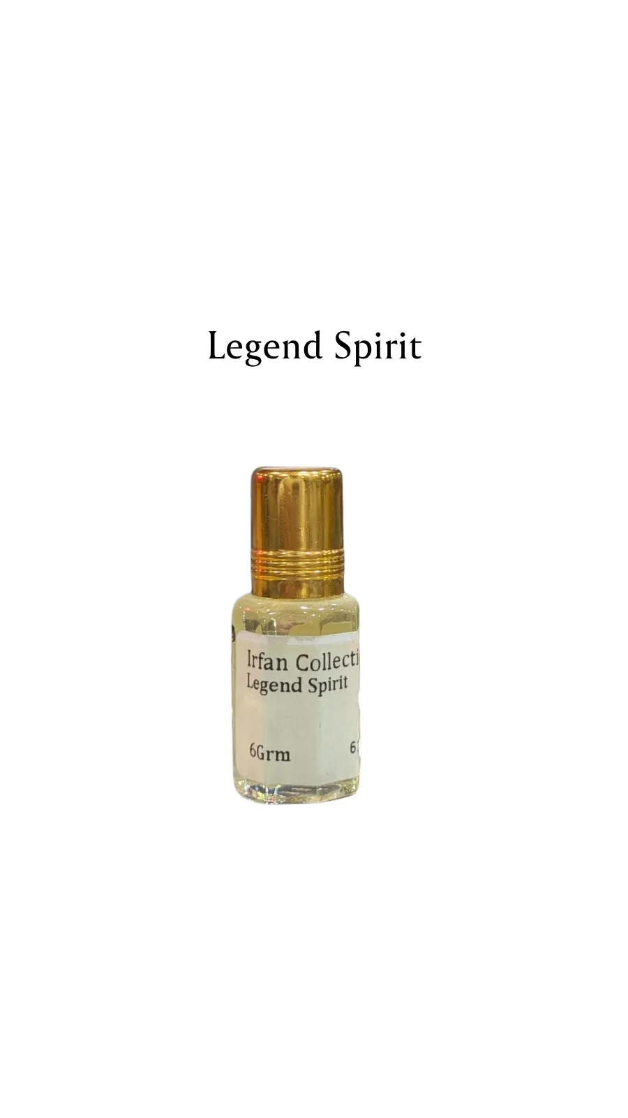 Concentrated Perfume Oil Attar Legend Spirit French Mont Blanc Expressions 6ML