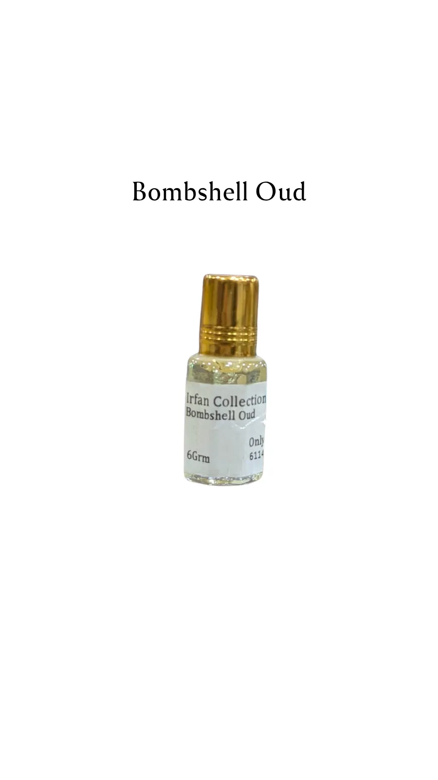 Concentrated Perfume Oil Attar Bombshell Oud French Victorias Secret Only-F 6ML