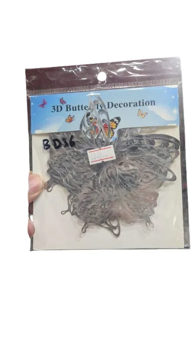 Birthday Celebration 3D Butterfly Decoration Small Multi 12PCS