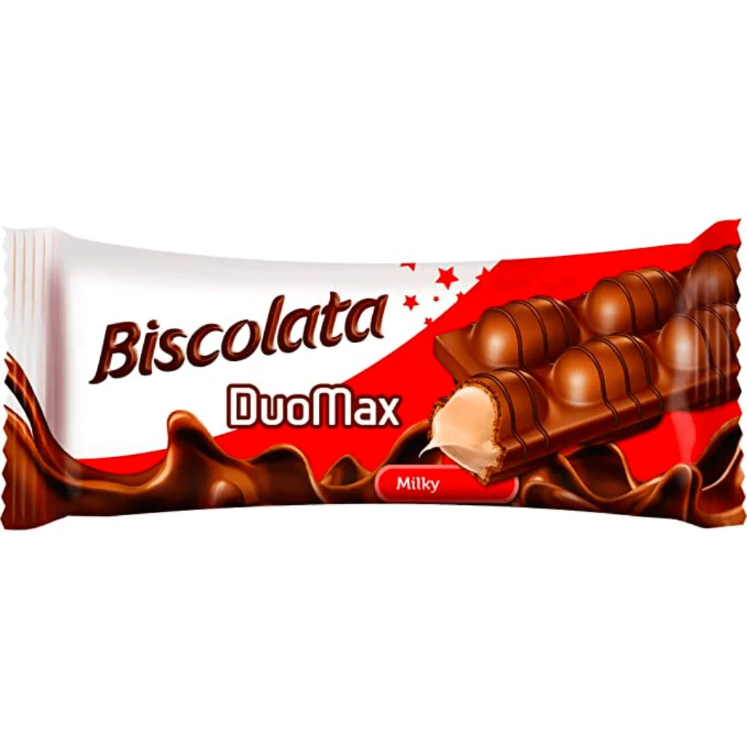 Biscolata Chocolate Duomax Milky 44G