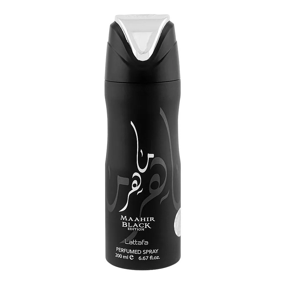 Lattafa Deodorant Body Spray Maahir Black Edition 200ML
