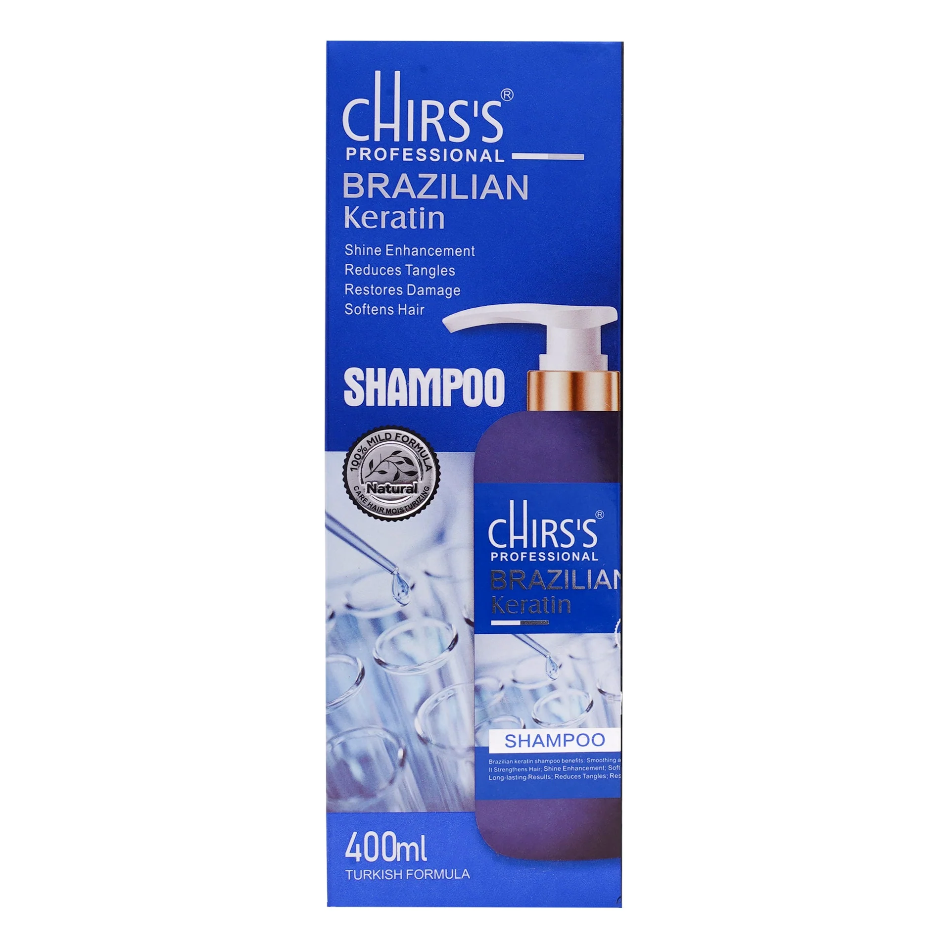Chirss Shampoo Brazilian Keratin 400ML