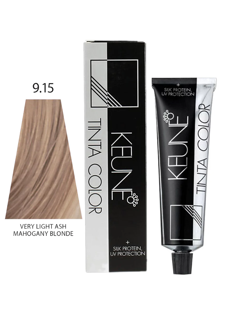 Keune Tinta Hair Color 9.15 Very Light Ash Mahogany Blonde