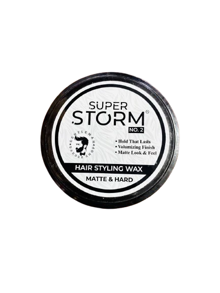 Super Storm Hair Wax Matte And Hold NO.2 125ML