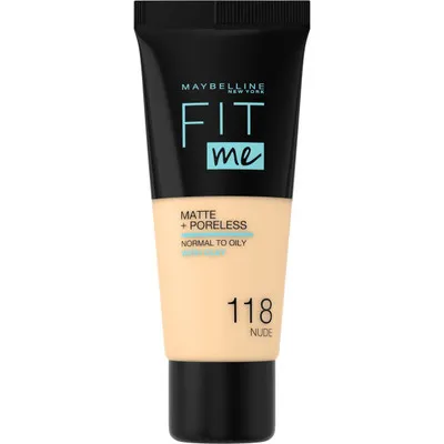 Maybelline Foundation Fit Me Tube 118 Light Beige 30ML