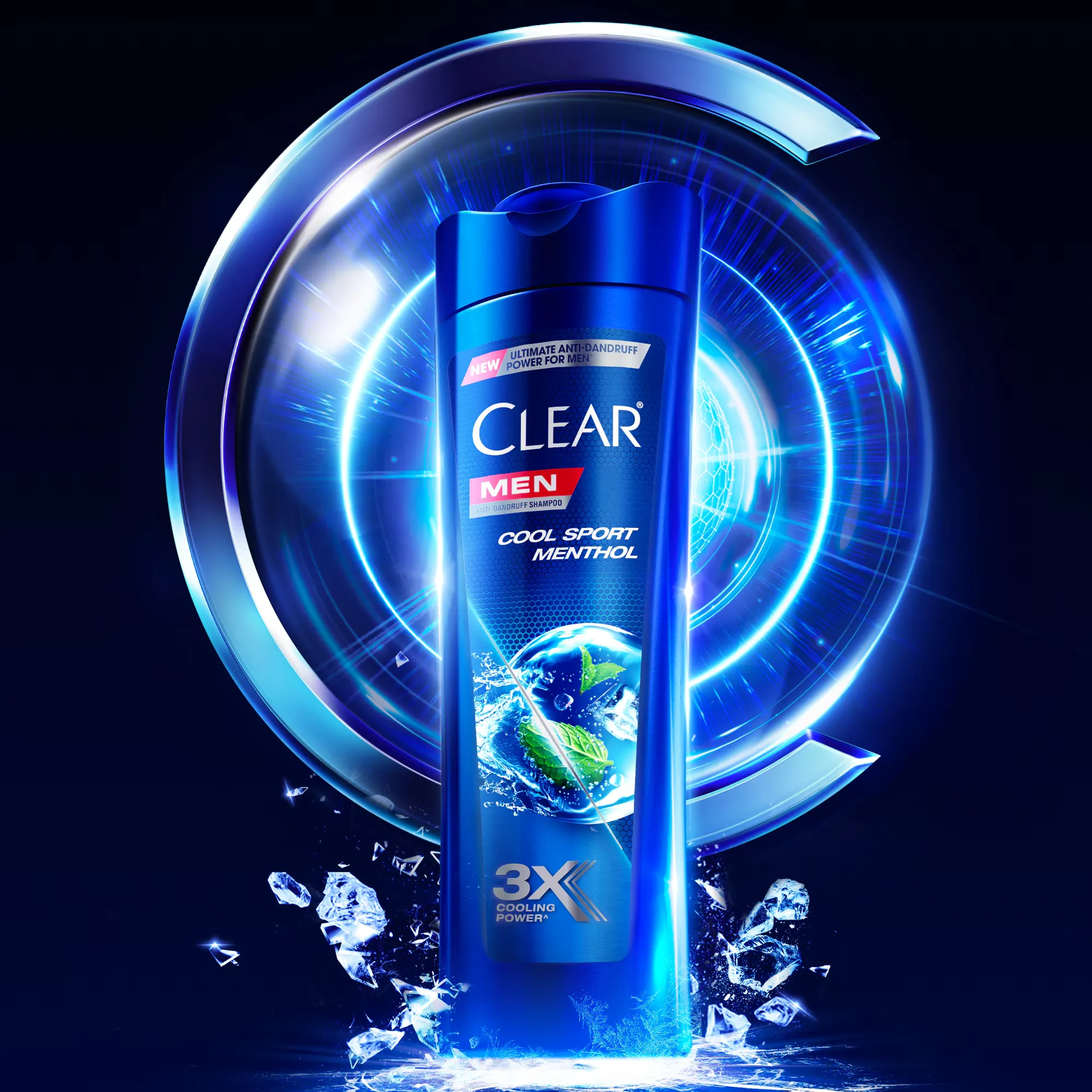 Clear Shampoo Men Cool Sport Menthol 315ML