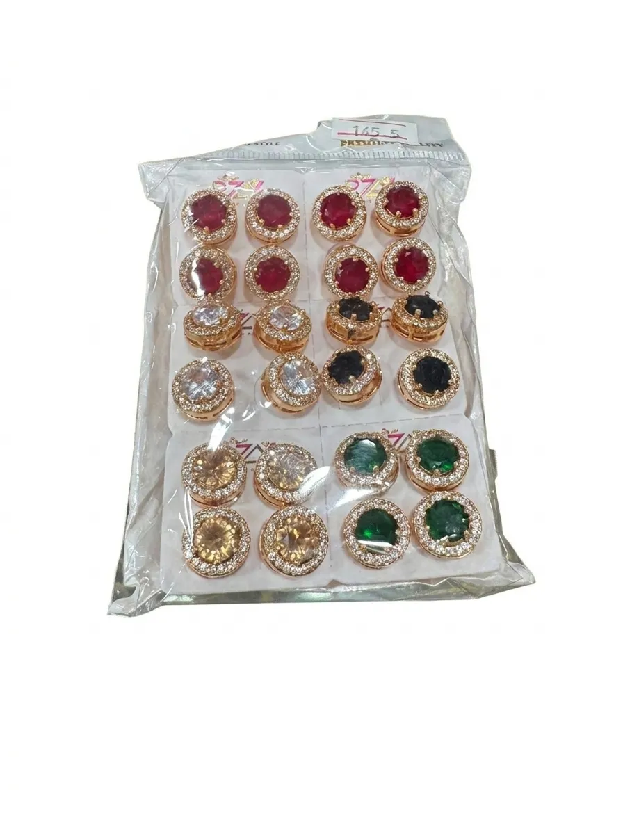 Jewellery New Ear Rings Round Multi