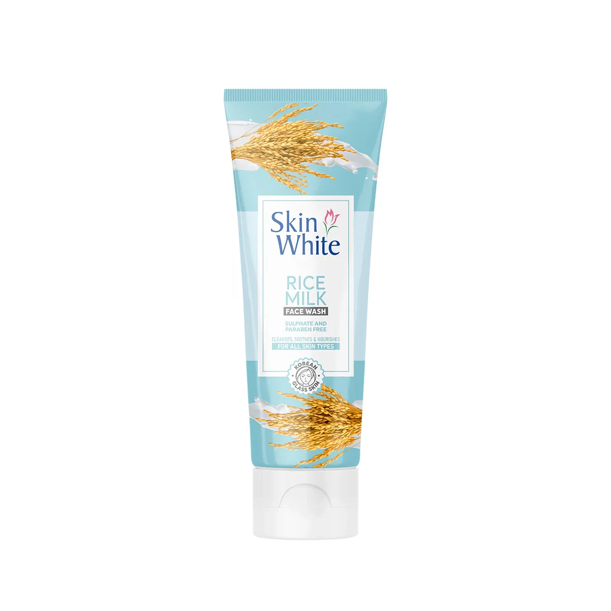 Skin White Face Wash Rice Milk 100G