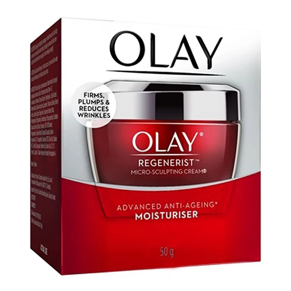 Olay Regenerist Cream Micro Sculpting Firms Reduces Wrinkles Night 50G