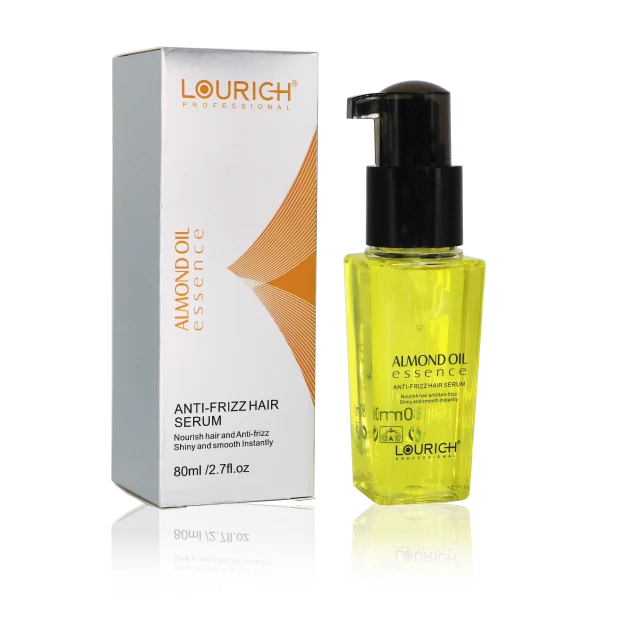 Lourich Professional Hair Serum Anti Frizz Almond Oil Essence 80ML