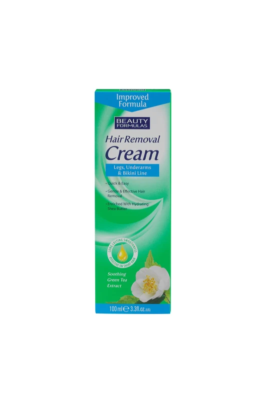 Beauty Formulas Hair Remover Cream Green Tea 100ML