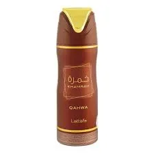 Lattafa Deodorant Body Spray Khamrah Qahwa 200ML